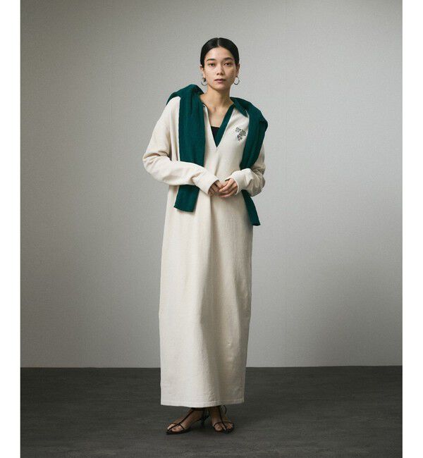 SALON adam et rope'「ポロワンピース-CreamyCotton /クリーミーコットン-」|ワンピース|