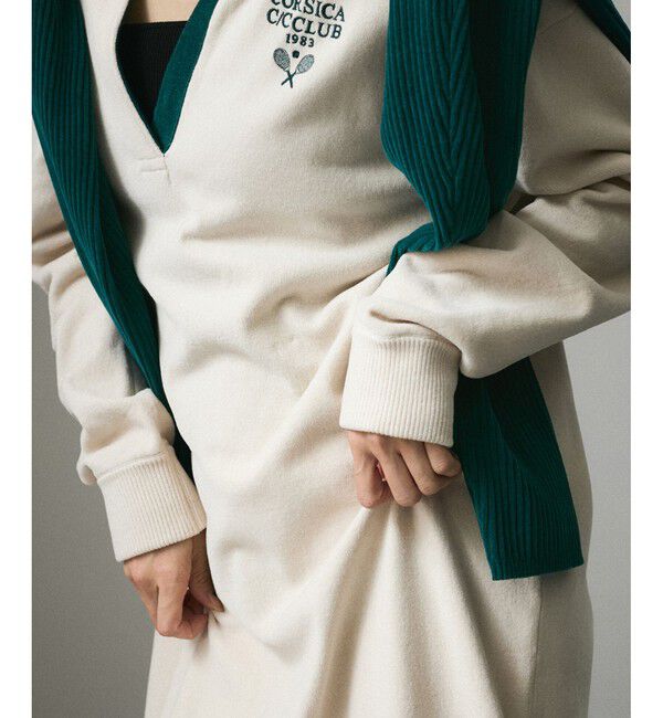 SALON adam et rope'「ポロワンピース-CreamyCotton /クリーミーコットン-」|ワンピース|