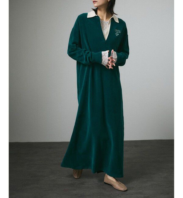 SALON adam et rope'「ポロワンピース-CreamyCotton /クリーミーコットン-」|ワンピース|