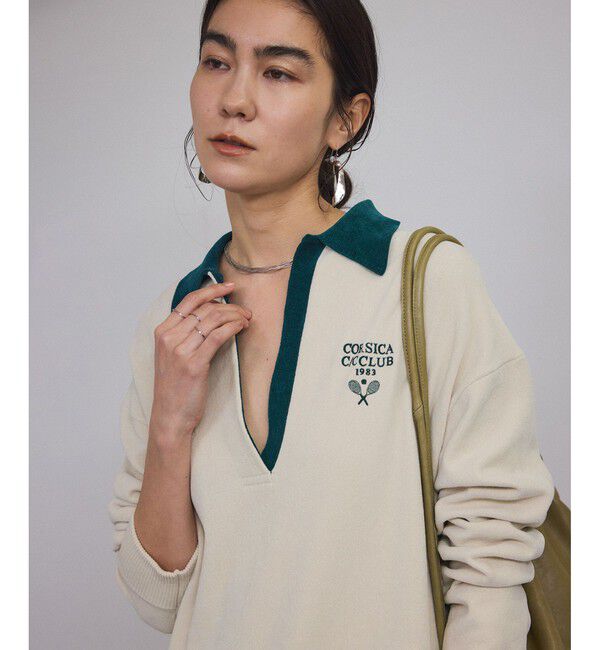 SALON adam et rope'「ポロワンピース-CreamyCotton /クリーミーコットン-」|ワンピース|