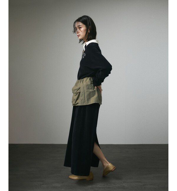 SALON adam et rope'「ポロワンピース-CreamyCotton /クリーミーコットン-」|ワンピース|