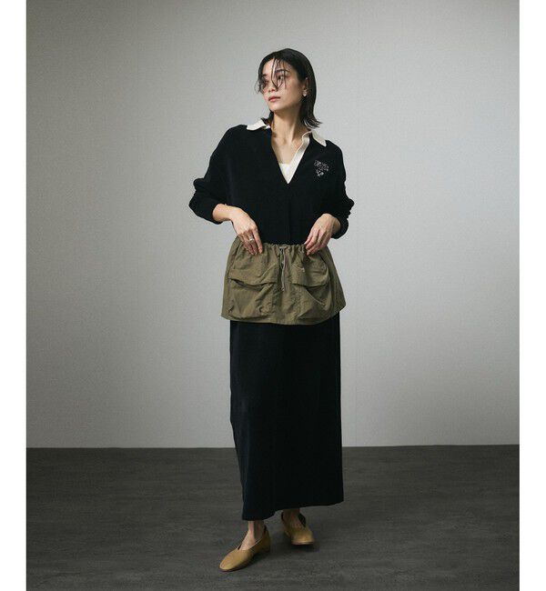 SALON adam et rope'「ポロワンピース-CreamyCotton /クリーミーコットン-」|ワンピース|