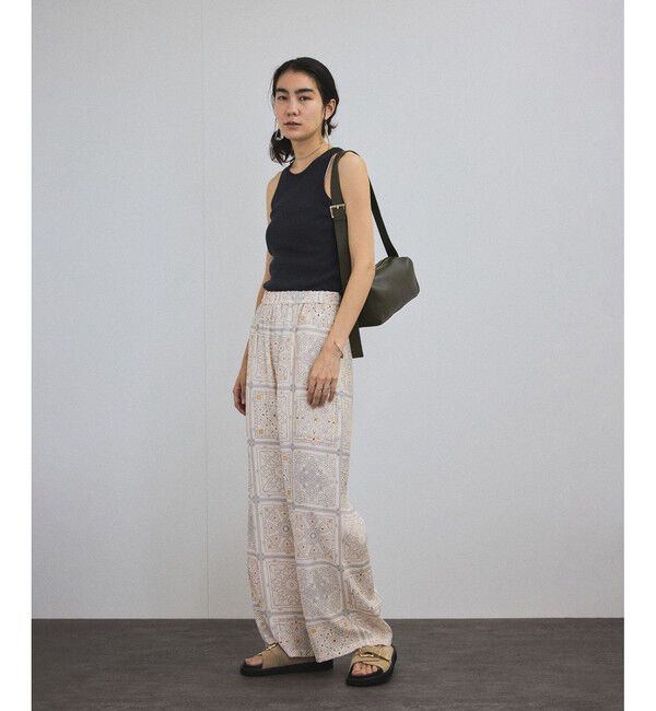 SALON adam et rope'「ハイツイストコットンアメリカンスリーブタンクトップ」|タンクトップ|