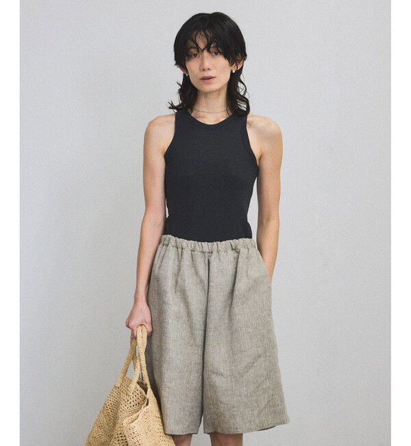SALON adam et rope'「ハイツイストコットンアメリカンスリーブタンクトップ」|タンクトップ|