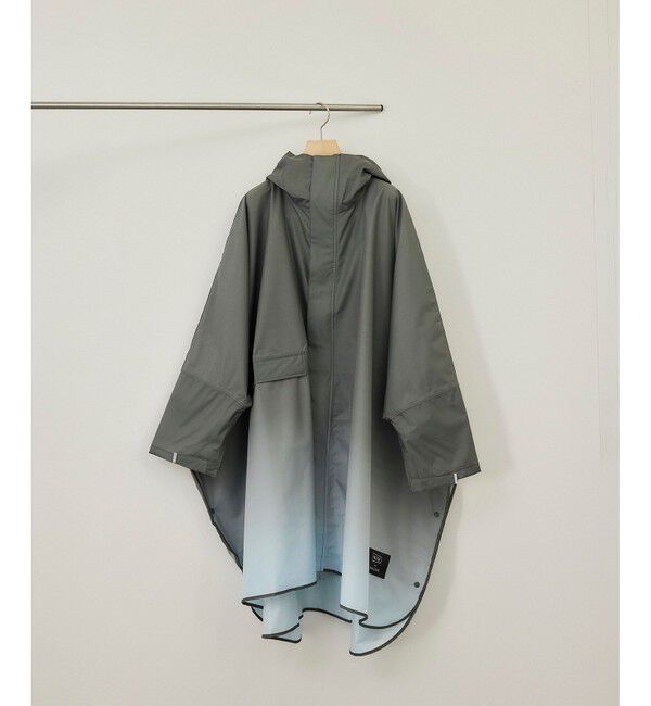 SALON adam et rope'「【KiU for SALON】[ポーチ付き]別注レインポンチョ/レインコート」|レインコート|ブルー系(45)