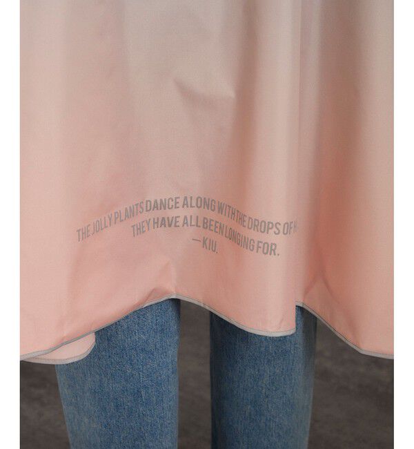 SALON adam et rope'「【KiU for SALON】[ポーチ付き]別注レインポンチョ/レインコート」|レインコート|