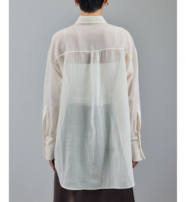 SALON adam et rope'「シアーウールボイルシャツ」|シャツ・ブラウス|