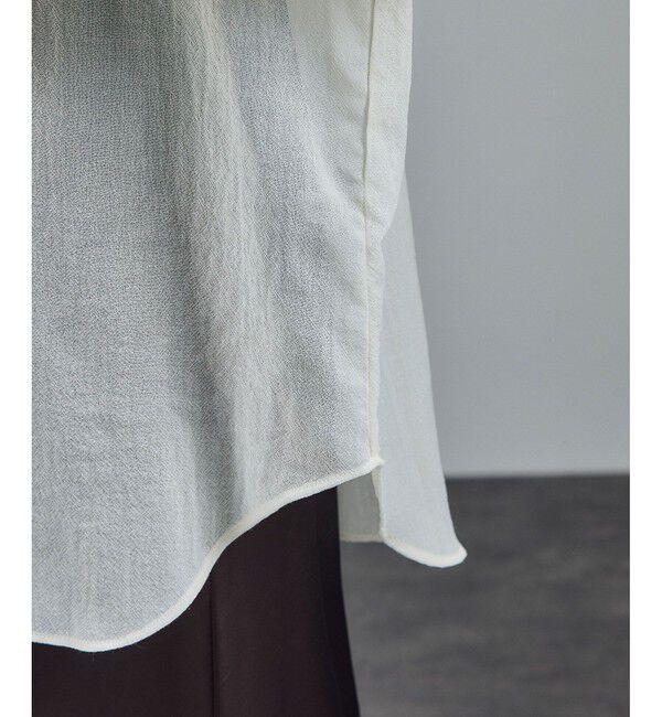 SALON adam et rope'「シアーウールボイルシャツ」|シャツ・ブラウス|