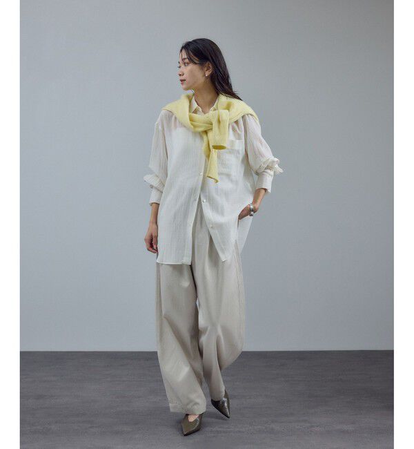 SALON adam et rope'「シアーウールボイルシャツ」|シャツ・ブラウス|