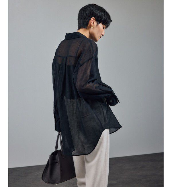 SALON adam et rope'「シアーウールボイルシャツ」|シャツ・ブラウス|