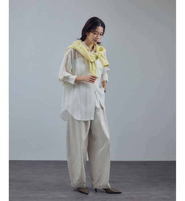 SALON adam et rope'「シアーウールボイルシャツ」|シャツ・ブラウス|