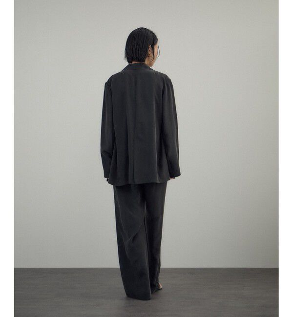 SALON adam et rope'「[26SS]GENTLE SILK パンツ / セットアップ対応・洗える」|チノ|