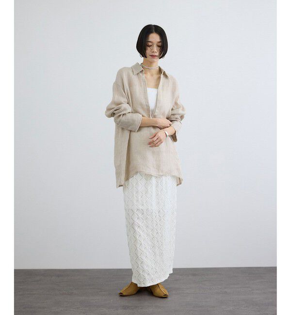 SALON adam et rope'「Cafissiダイヤパターンスカート / セットアップ対応」|スカート|