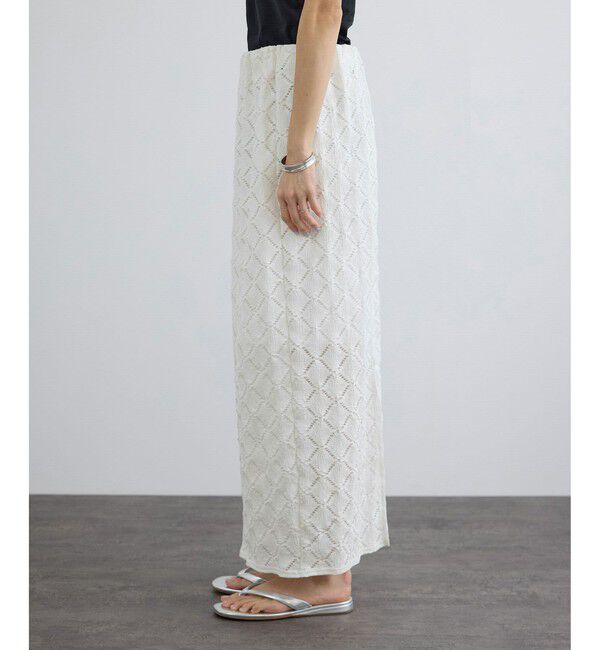 SALON adam et rope'「Cafissiダイヤパターンスカート / セットアップ対応」|スカート|