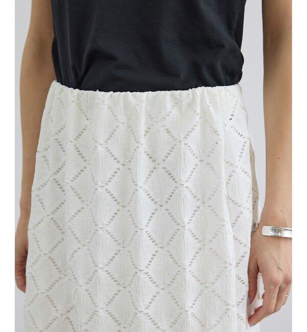 SALON adam et rope'「Cafissiダイヤパターンスカート / セットアップ対応」|スカート|