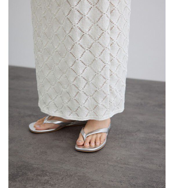 SALON adam et rope'「Cafissiダイヤパターンスカート / セットアップ対応」|スカート|