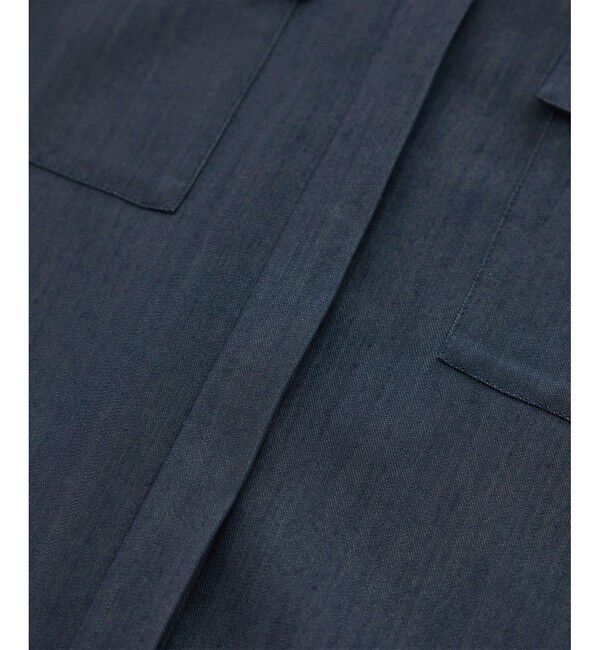 ROPE「【洗える・カセット服】バックサテン ドルマンブラウス/お仕事・通勤・セットアップ対応」|シャツ・ブラウス|