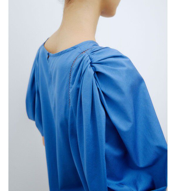 ROPE「【洗える】クリア天竺ボリュームスリーブプルオーバー【お仕事・通勤対応】」|Tシャツ・カットソー|