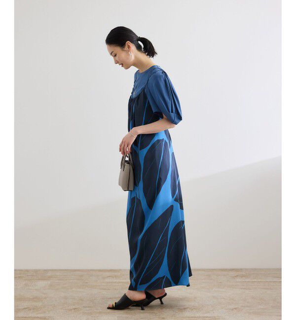 ROPE「【洗える】クリア天竺ボリュームスリーブプルオーバー【お仕事・通勤対応】」|Tシャツ・カットソー|