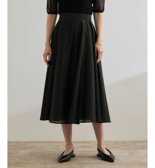 ROPE「シャイニーシアースカート/洗える【セットアップ対応】」|スカート|