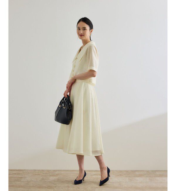 ROPE「シャイニーシアースカート/洗える【セットアップ対応】」|スカート|