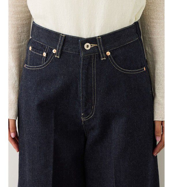 ROPE「イージーワイドデニムパンツ(岡山デニム)/セットアップ対応・イージーケア」|デニム|