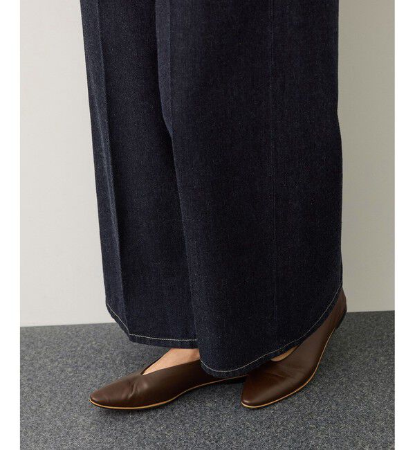 ROPE「イージーワイドデニムパンツ(岡山デニム)/セットアップ対応・イージーケア」|デニム|