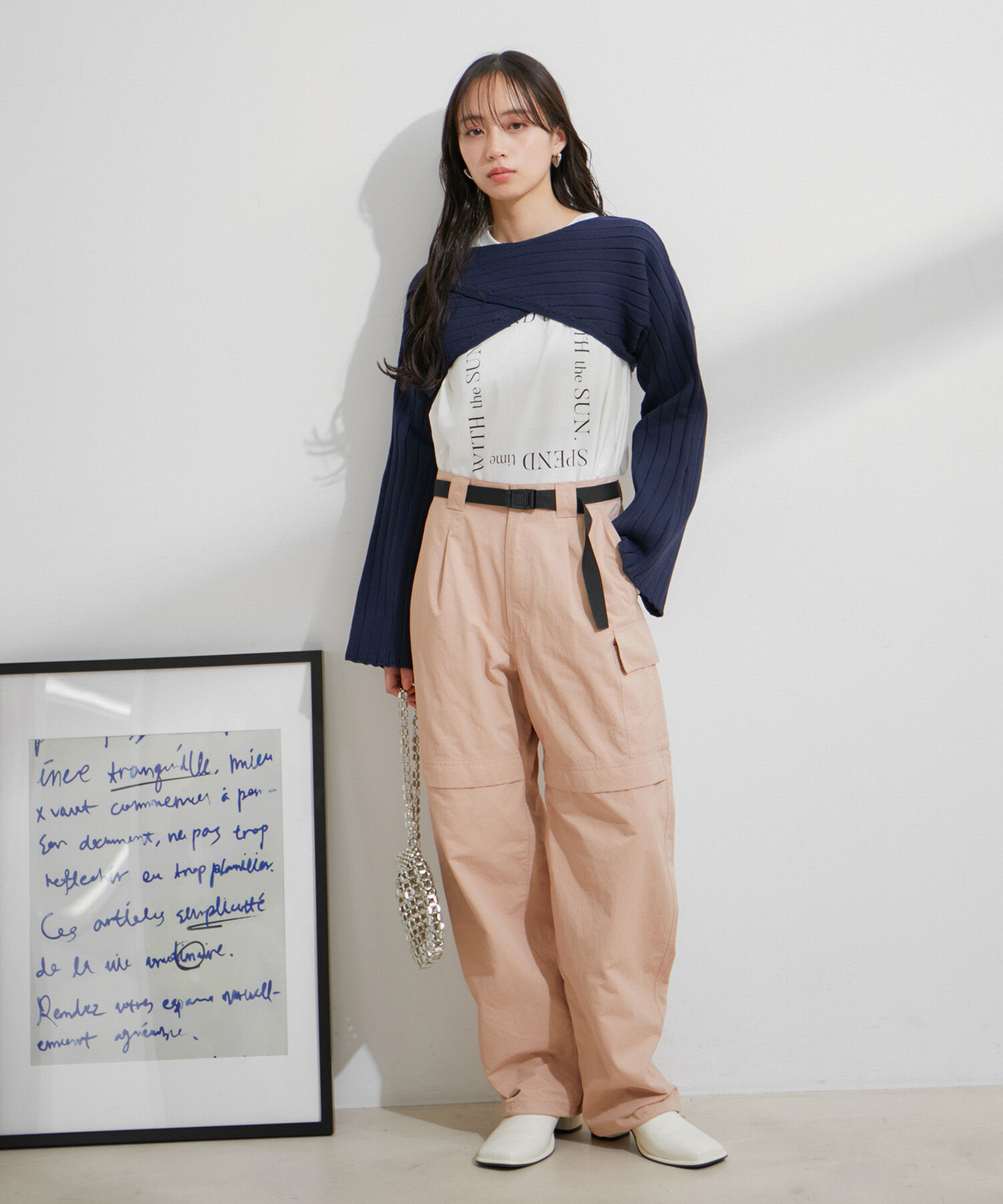 VIS「【STAYC/SIEUN着用】レイヤードニットプルオーバー」|ニット・セーター|