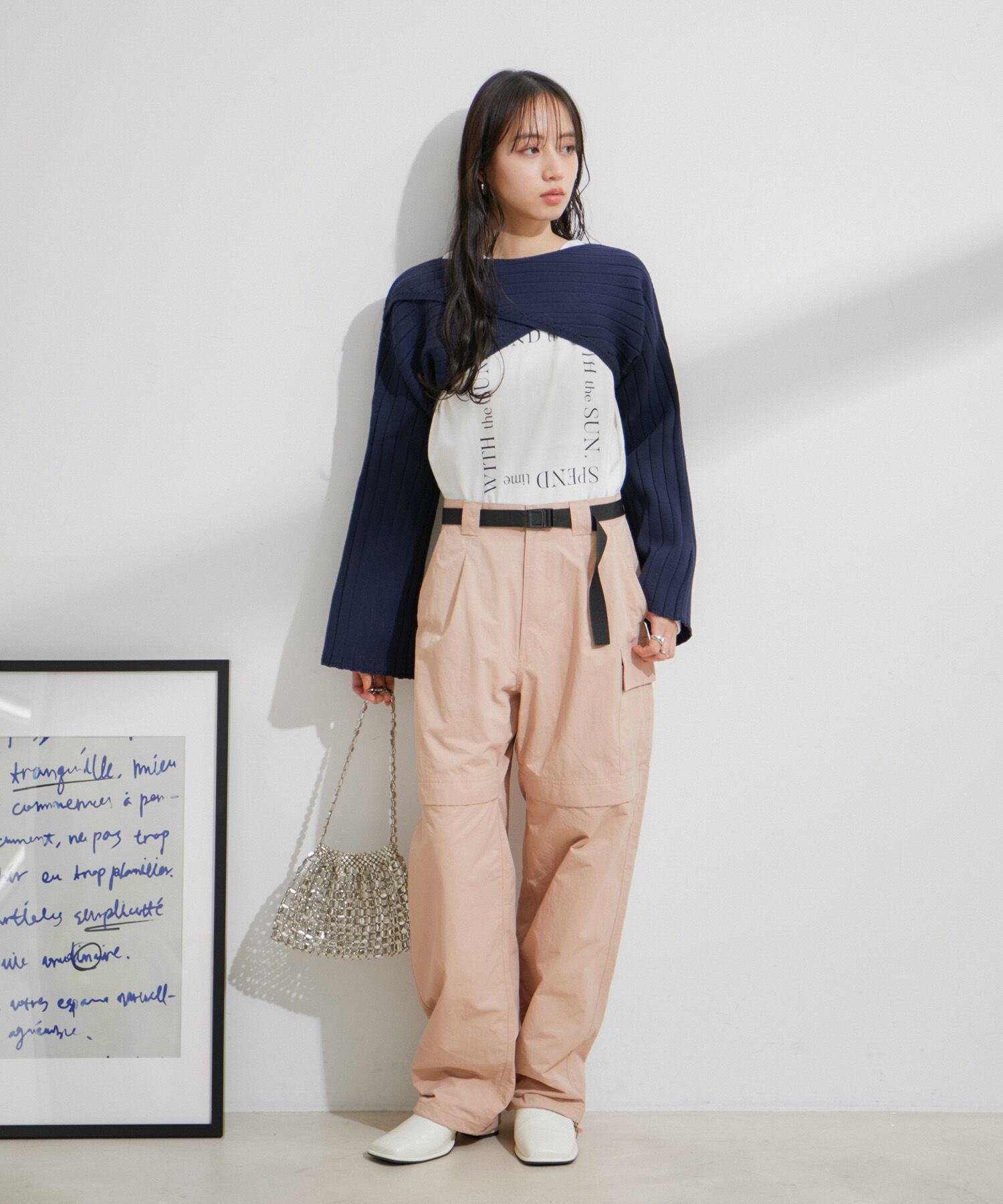 VIS「【STAYC/SIEUN着用】レイヤードニットプルオーバー」|ニット・セーター|