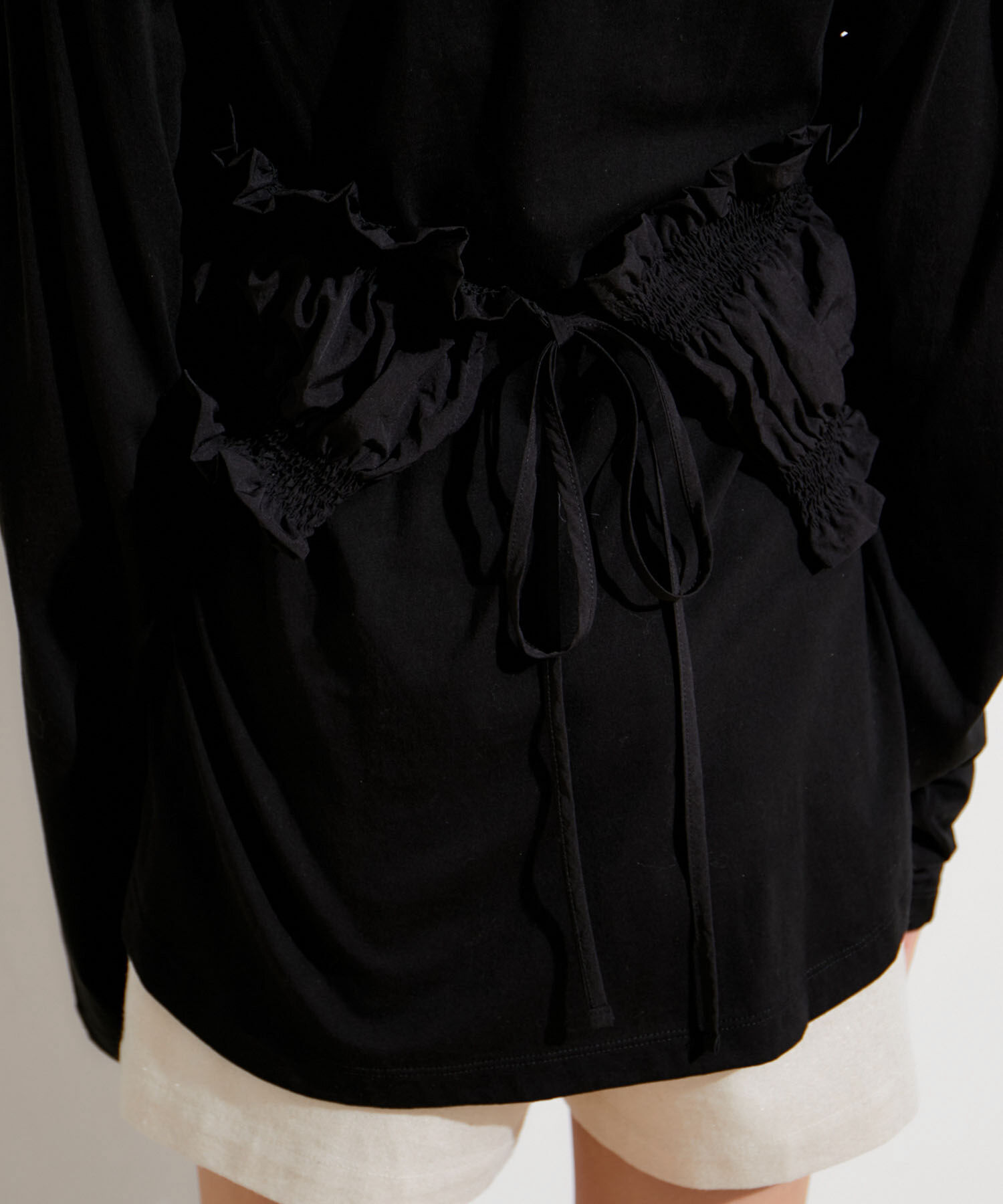 VIS「ビスチェドッキングデザインロングTシャツ」|Tシャツ・カットソー|