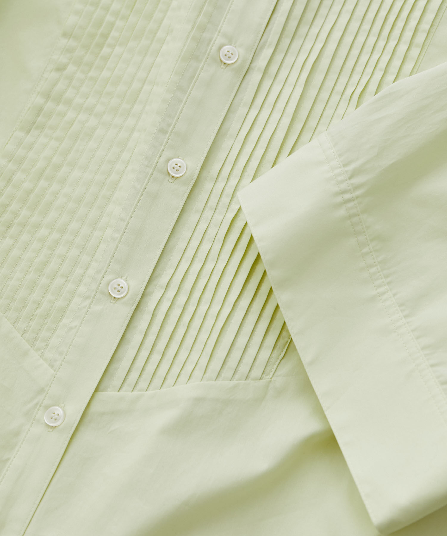 VIS「【洗える】オーバーサイズピンタックシャツ」|シャツ・ブラウス|