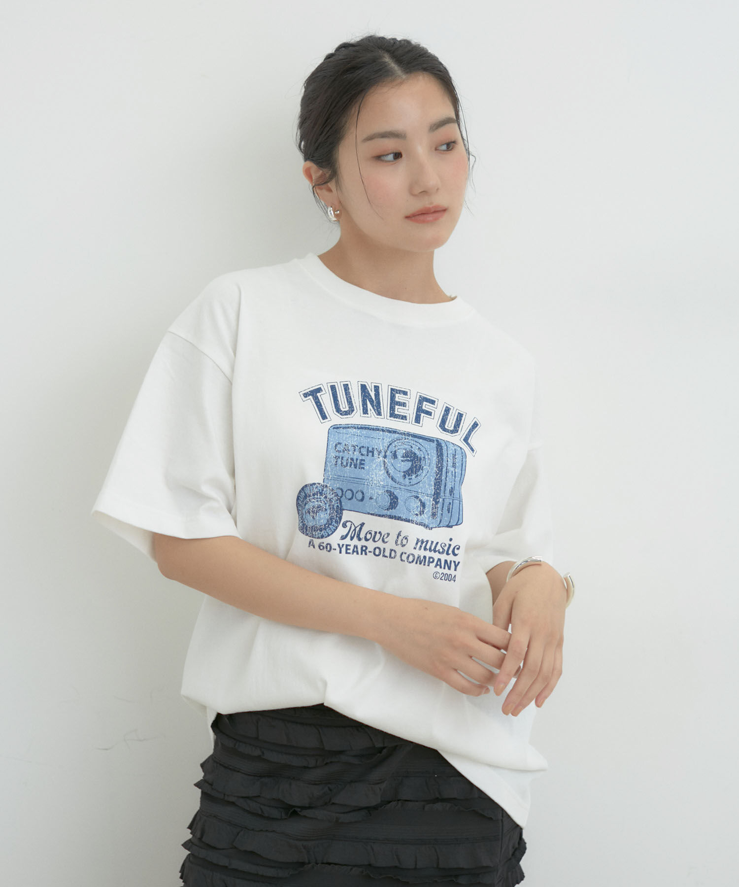 VIS「USEDバンドTシャツ」|Tシャツ・カットソー|ホワイト(10)