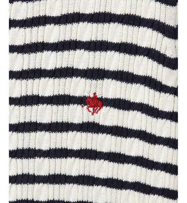 VIS「【POLO BCS】VIS別注ハーフスリーブミニケーブルカーディガン」|カーディガン|