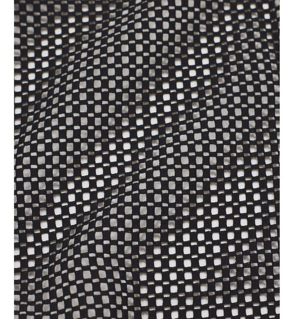 VIS「【WEB限定】ジップアップメッシュブルゾン/カーディガン」|カーディガン|