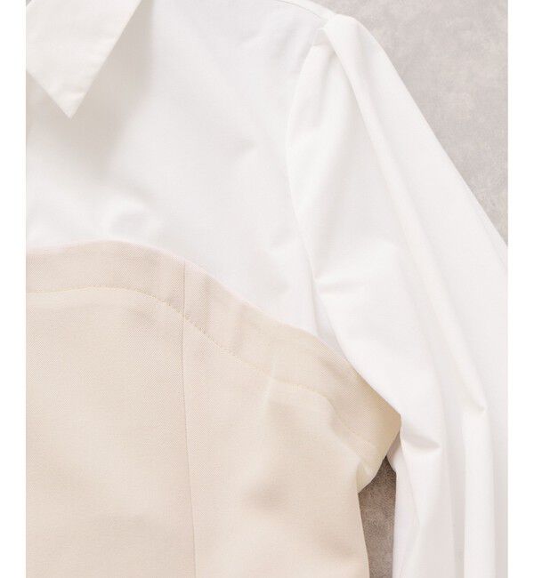 VIS「【美easy】コンフォートボウタイドッキングシャツ/イージーケア・2WAY」|シャツ・ブラウス|