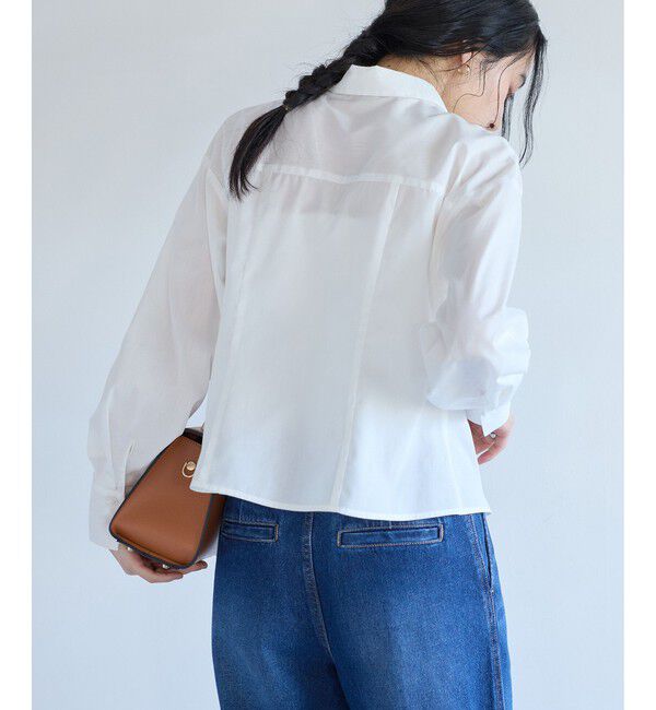 VIS「フロントギャザーシャツ」|シャツ・ブラウス|