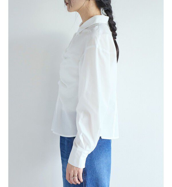 VIS「フロントギャザーシャツ」|シャツ・ブラウス|