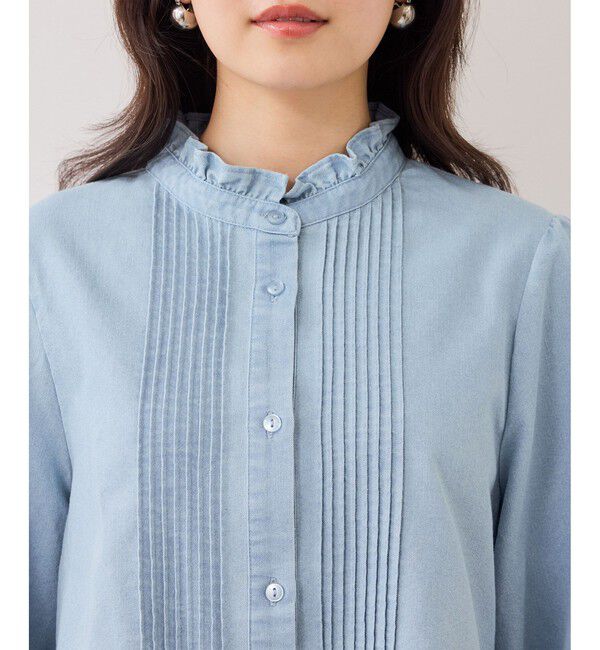 VIS「レイヤードレーススリーブブラウス」|シャツ・ブラウス|