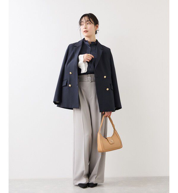 VIS「レイヤードレーススリーブブラウス」|シャツ・ブラウス|