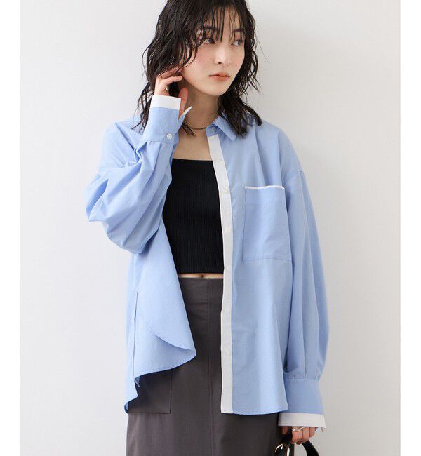 VIS「ウエストリボンシャツ/イージーケア・WEB限定カラー」|シャツ・ブラウス|