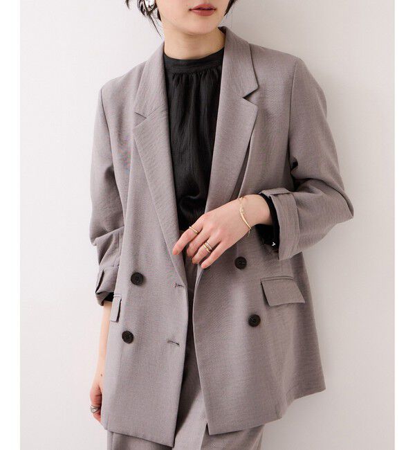 VIS「シャイニーボウタイ長袖ブラウス/イージーケア・2WAY」|シャツ・ブラウス|