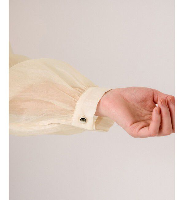 VIS「シャイニーボウタイ長袖ブラウス/イージーケア・2WAY」|シャツ・ブラウス|