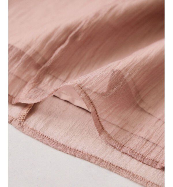 VIS「シャイニーボウタイ長袖ブラウス/イージーケア・2WAY」|シャツ・ブラウス|