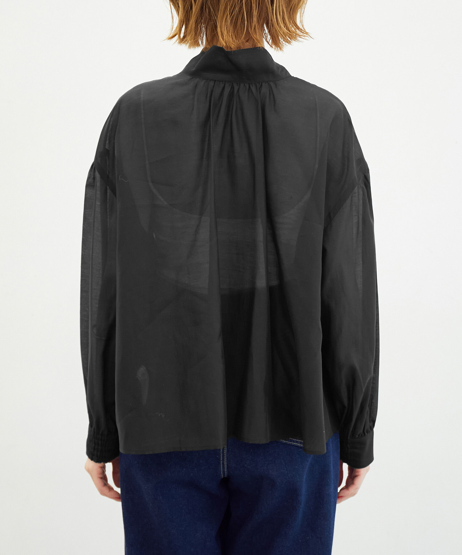 Rope&rsquo;Picnic「【emur/エミュール】シアーボウタイブラウス/2WAY」|シャツ・ブラウス|