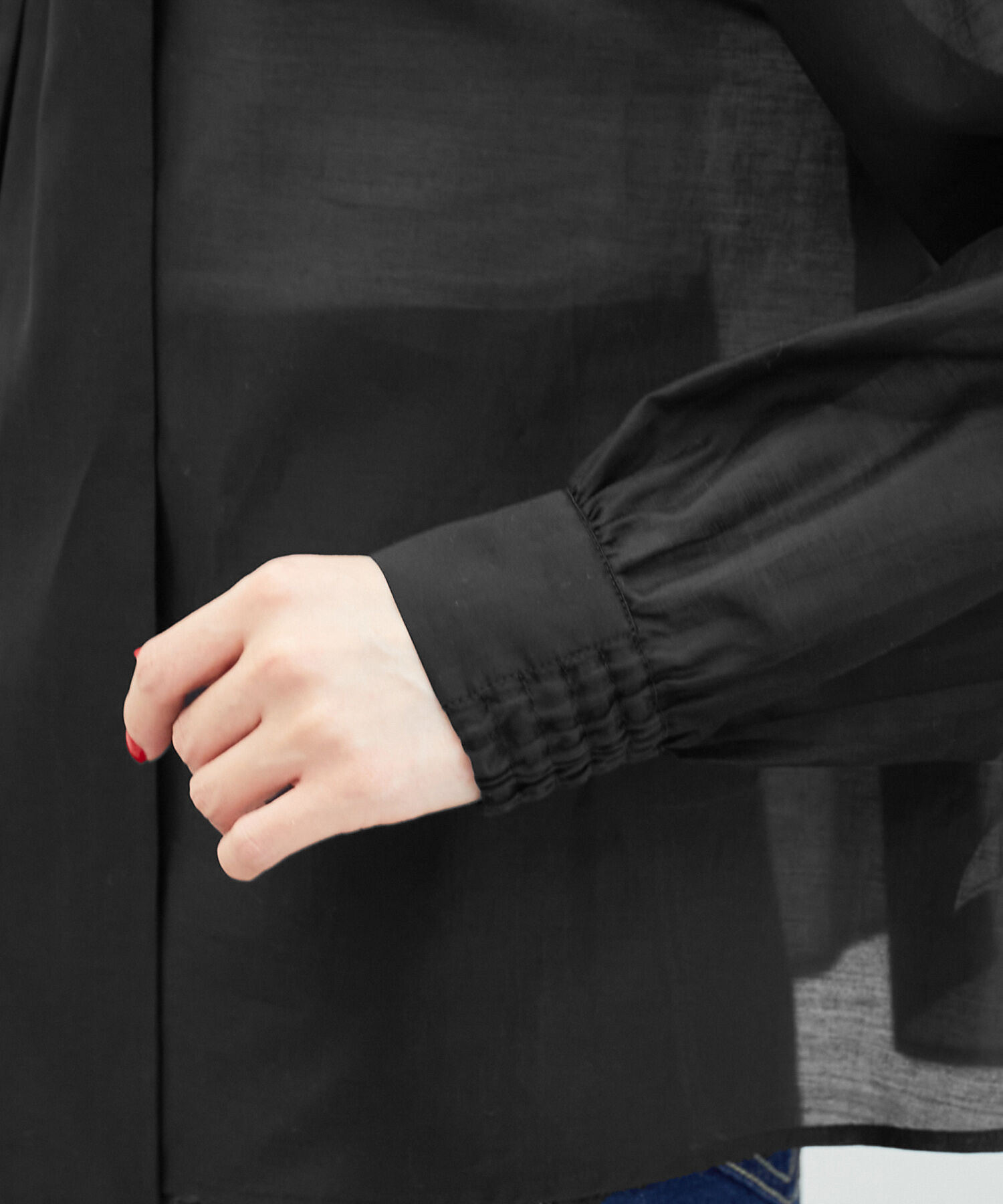 Rope&rsquo;Picnic「【emur/エミュール】シアーボウタイブラウス/2WAY」|シャツ・ブラウス|