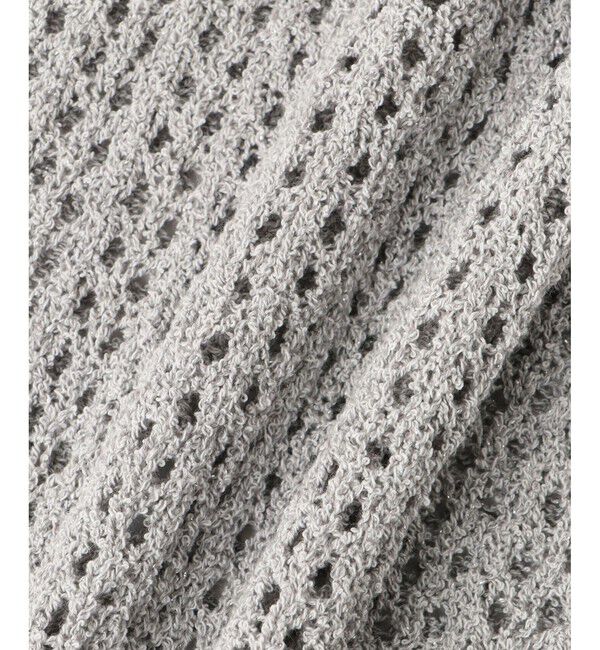 Rope&rsquo;Picnic「透かし編みラメニットベスト」|ベスト・ジレ|