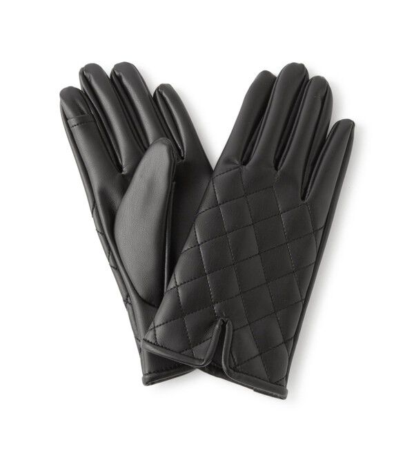 ROPE PICNIC PASSAGE「シンセティックレザーキルティンググローブ」|手袋|