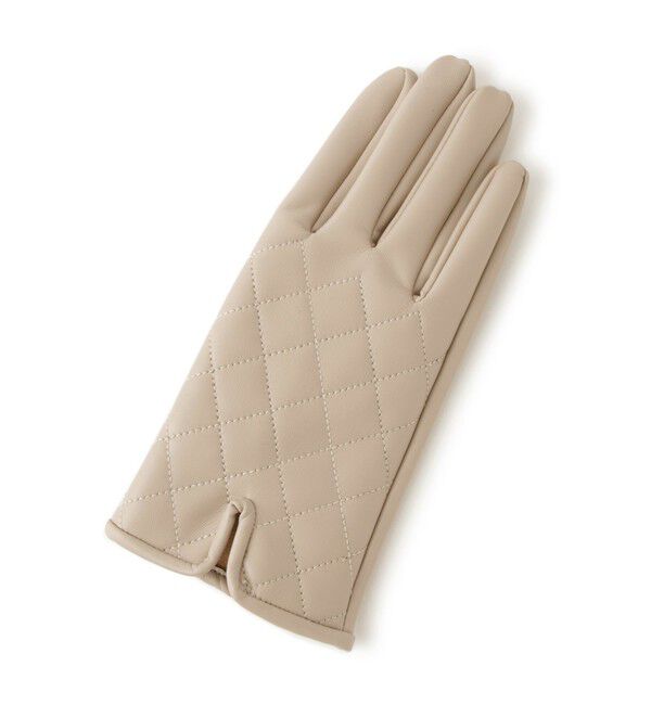 ROPE PICNIC PASSAGE「シンセティックレザーキルティンググローブ」|手袋|