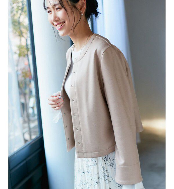 Rope&rsquo;Picnic「マシュマロカーディーブルゾン」|ブルゾン・スタジャン|