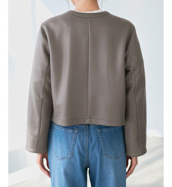 Rope&rsquo;Picnic「マシュマロカーディーブルゾン」|ブルゾン・スタジャン|